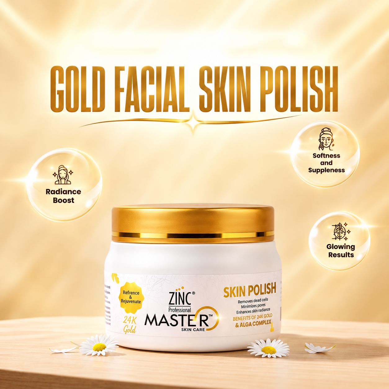 Zinc Master Gold  Skin Polisher